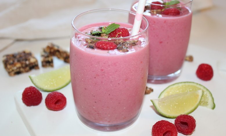 Vadelmasmoothie - Nutrilett